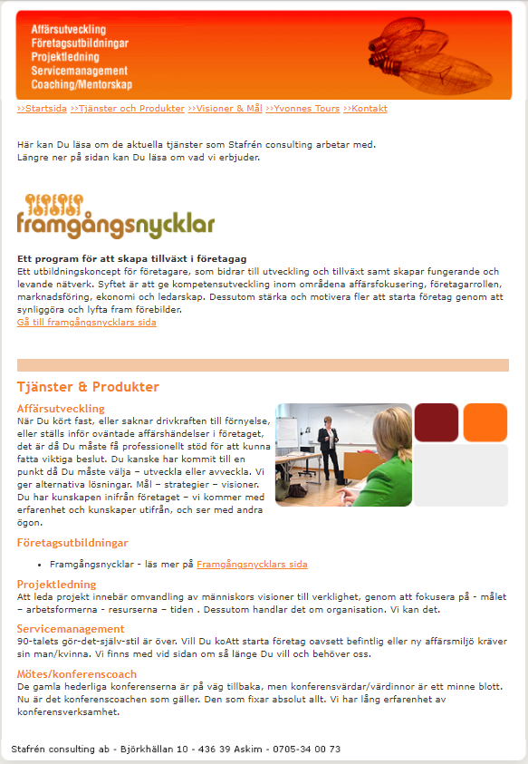 Stafrén Consulting AB - Företagsutbildningar